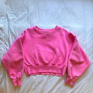 COPY - Aritzia TNA Cozy Fleece cropped sweatshirt